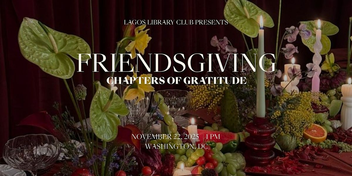 Lagos Library Club Presents "Chapters of Gratitude"