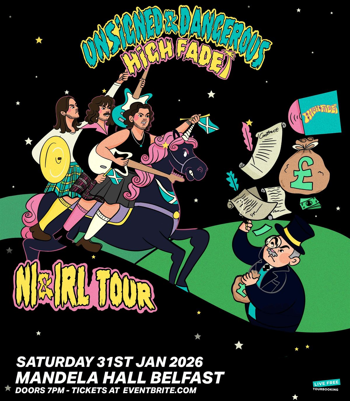 High Fade at Mandela Hall Belfast 31\/1\/26