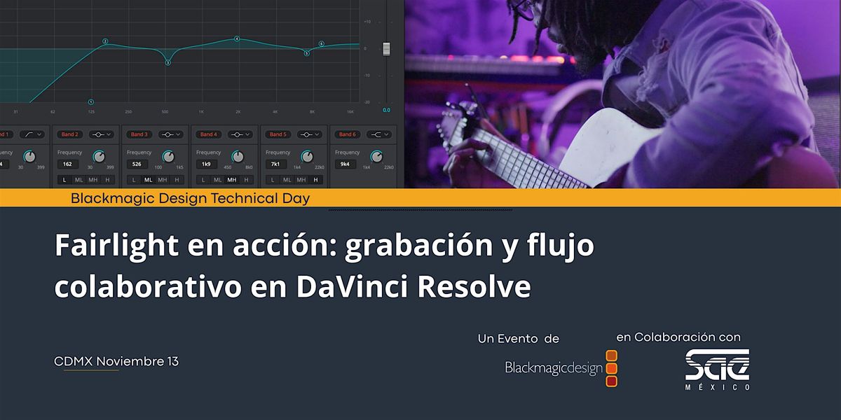 DaVinci Resolve Fairlight en acci\u00f3n: Grabaci\u00f3n y flujo  colaborativo
