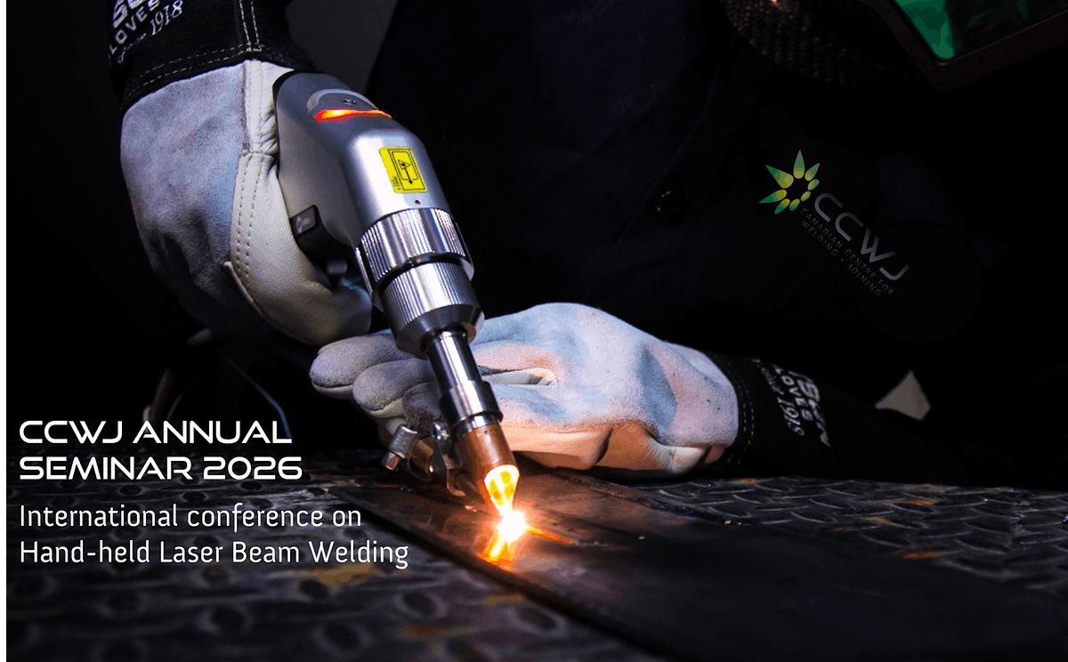 CCWJ International Conference on Hand-held laser beam welding