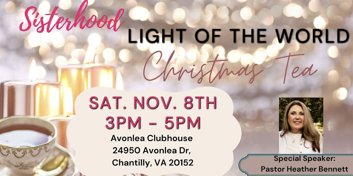 Sisterhood Light of The World Christmas Tea