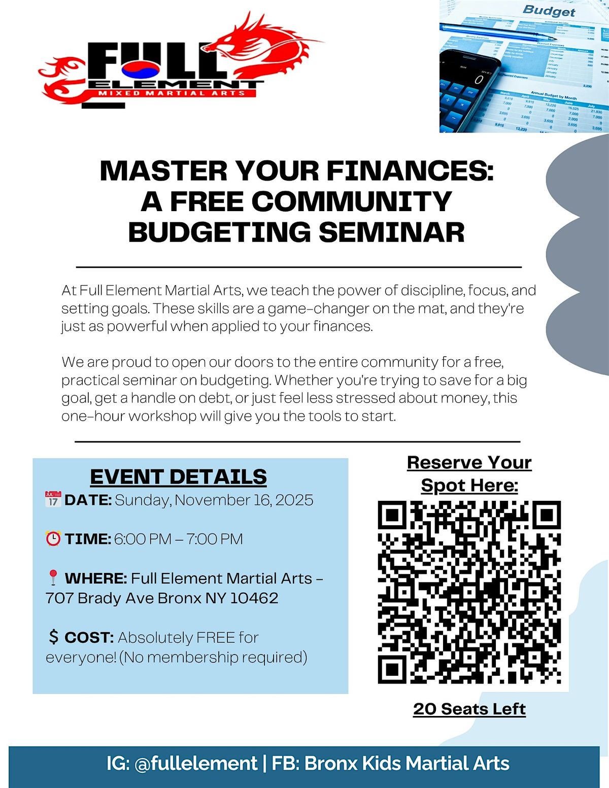 Master Your Finances: A Free Community Budgeting Seminar