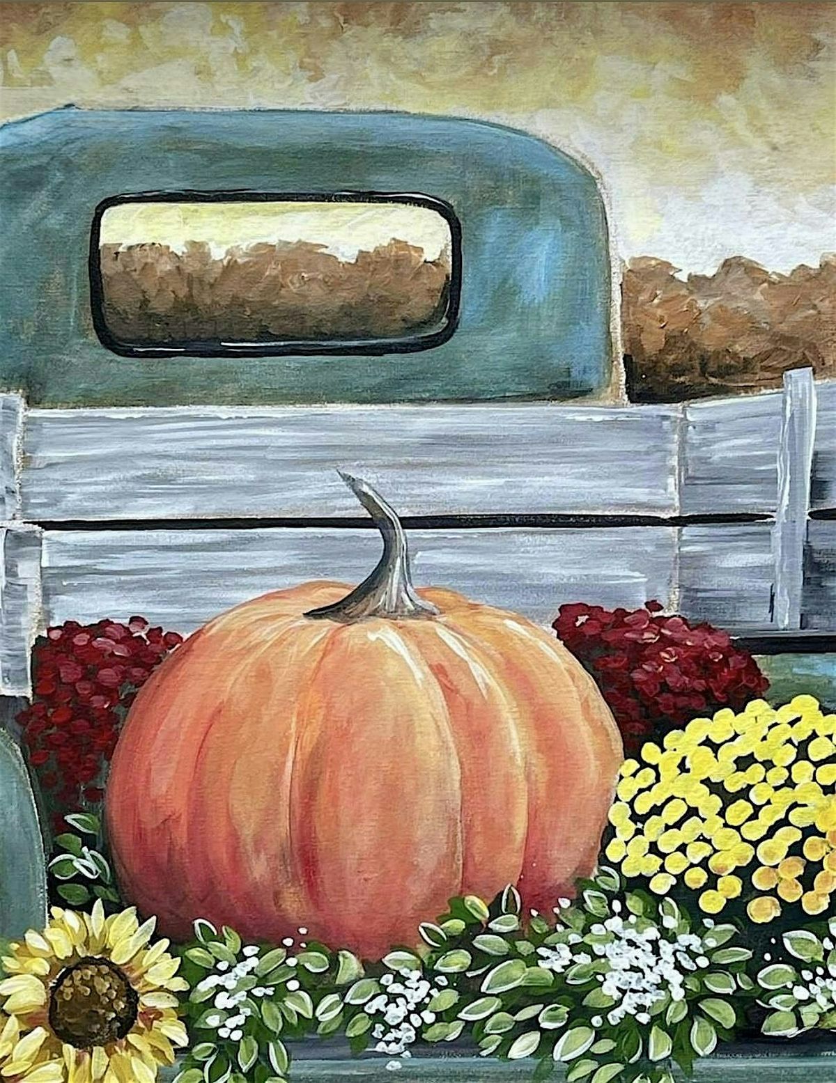 Paint with Ashley Blake \u201cHarvest Haul\u201d Paint Night