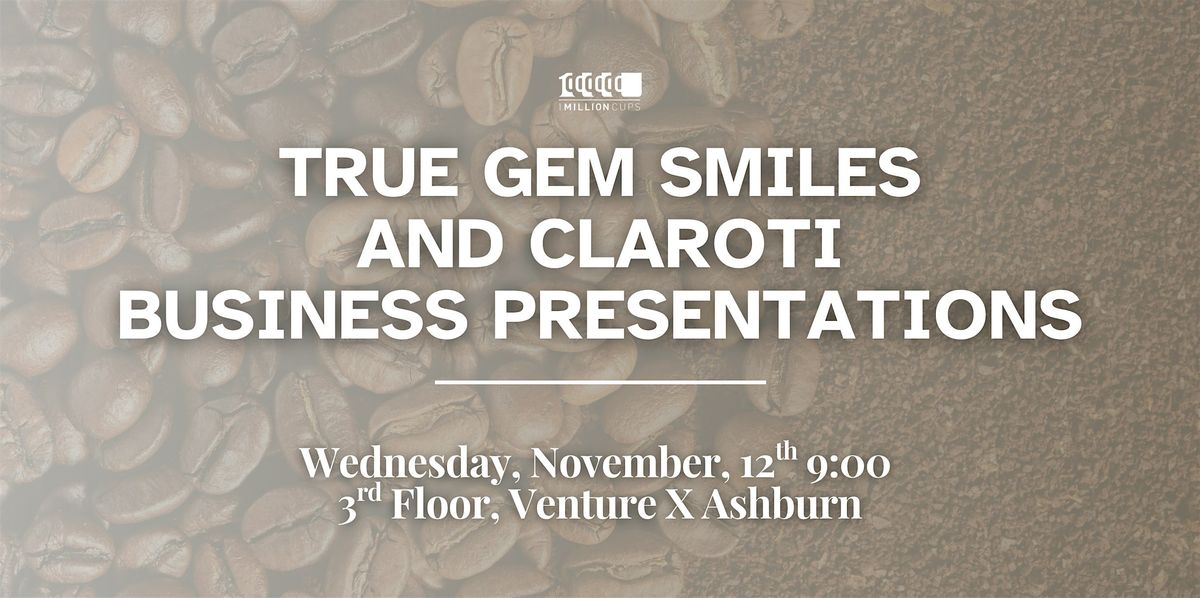 November 1 Million Cups Meeting