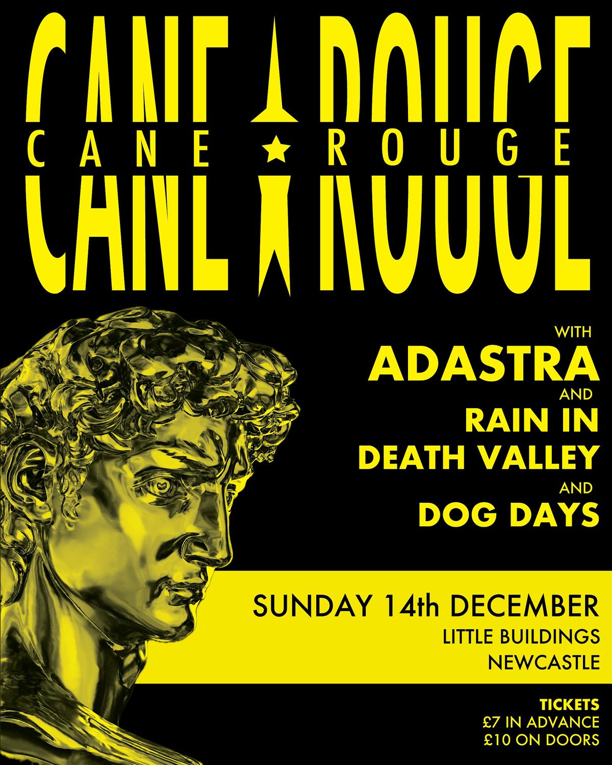 Cane Rouge, Adastra, Rain in Death Valley and Dog Days