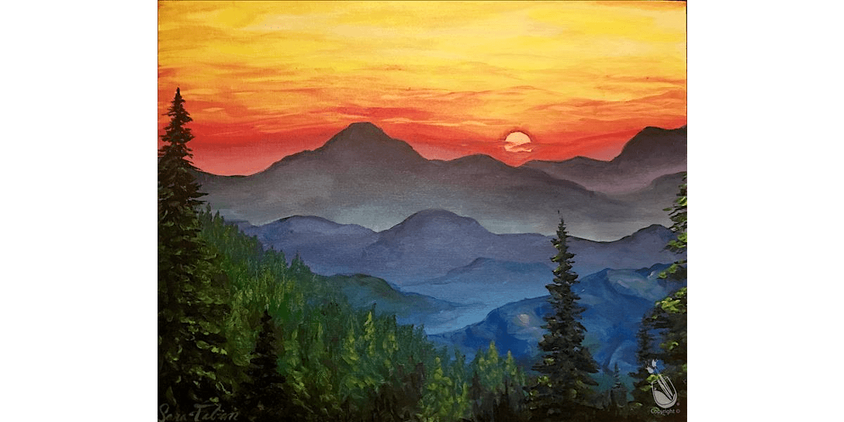 Blue Ridge Bliss - Paint and Sip in Austin | Classpop!\u2122