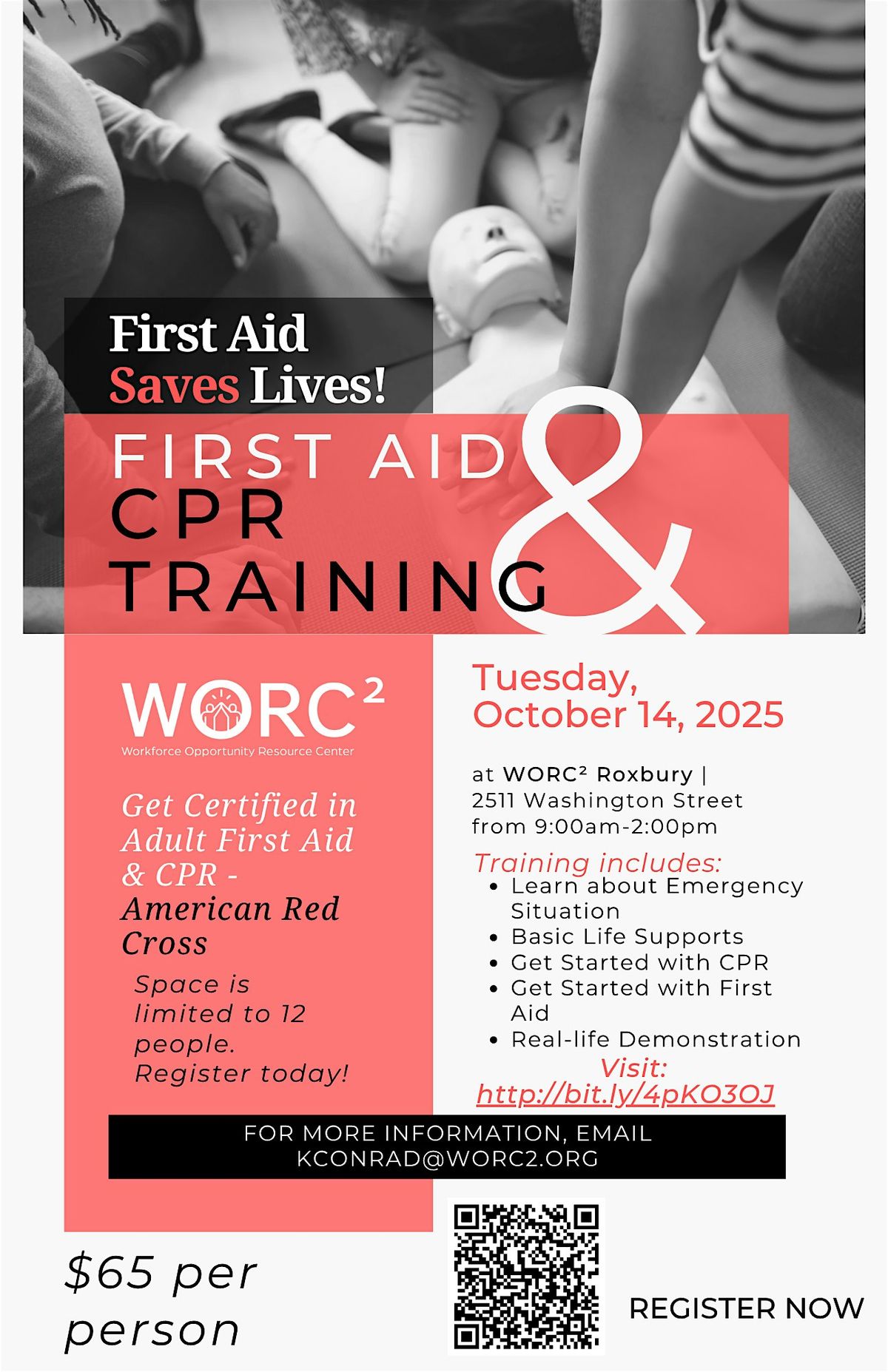 WORC\u00b2 presents: First Aid & CPR Training