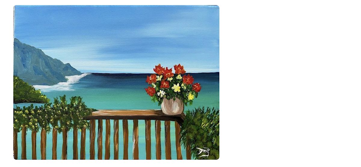 Calgary\u2019s Paint & Sip Experience at Raw Canvas: $45 Wednesday 1\/2price rose