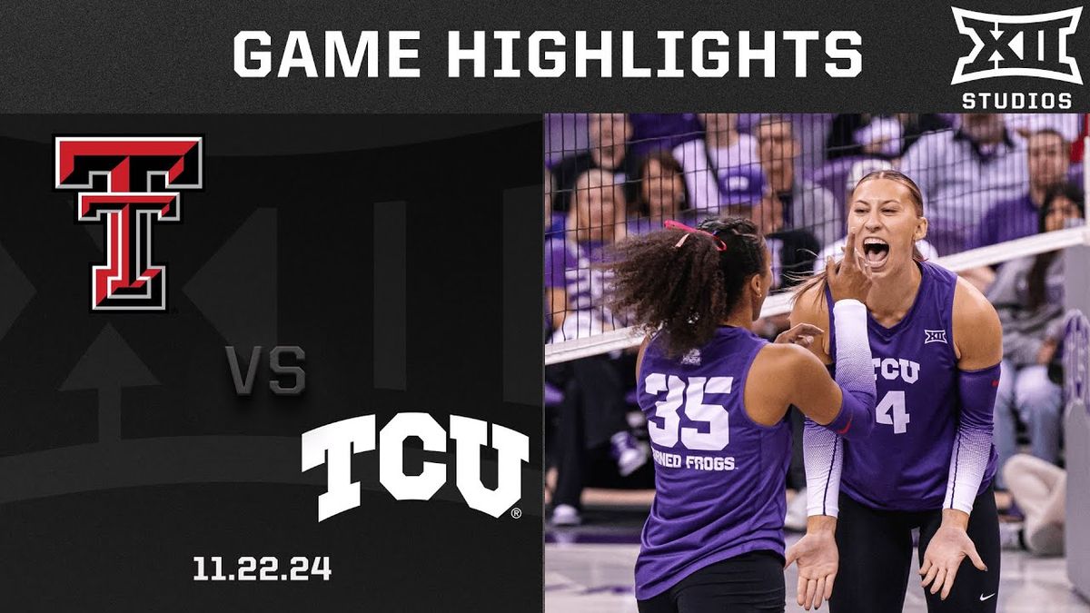 Texas Tech Red Raiders at TCU Horned Frogs Womens Volleyball at Schollmaier Arena