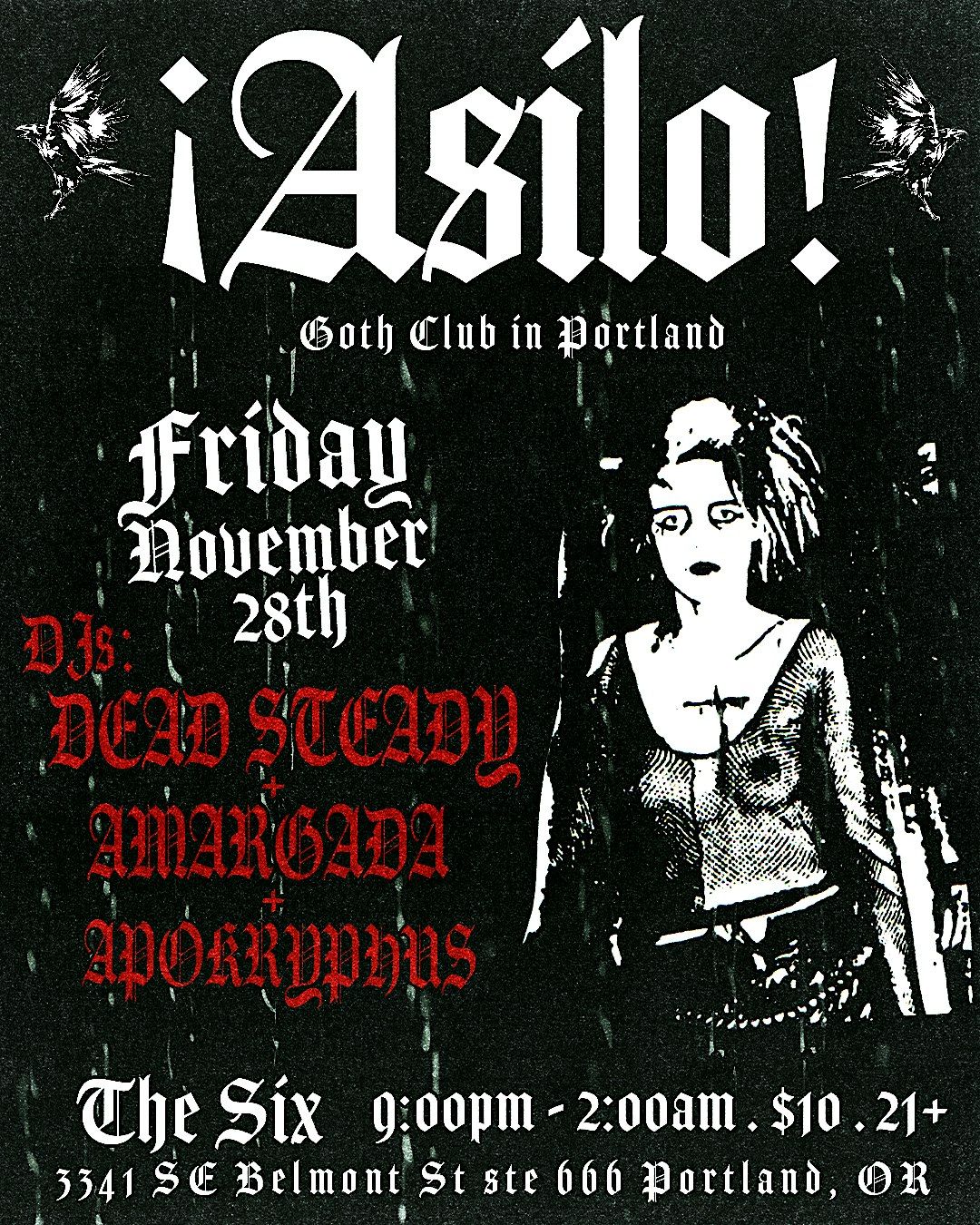 \u00a1Asilo! Goth Club in Portland