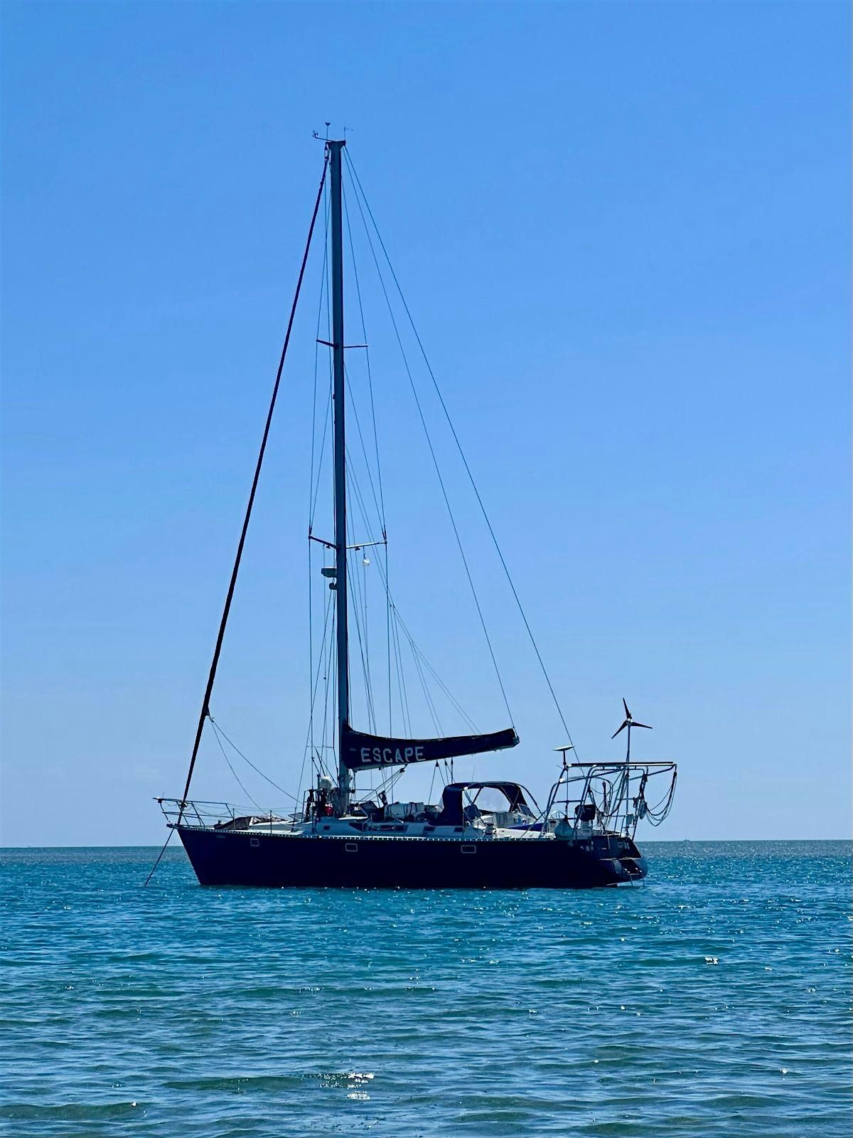 Private dining on a spacious Sailboat in Miami