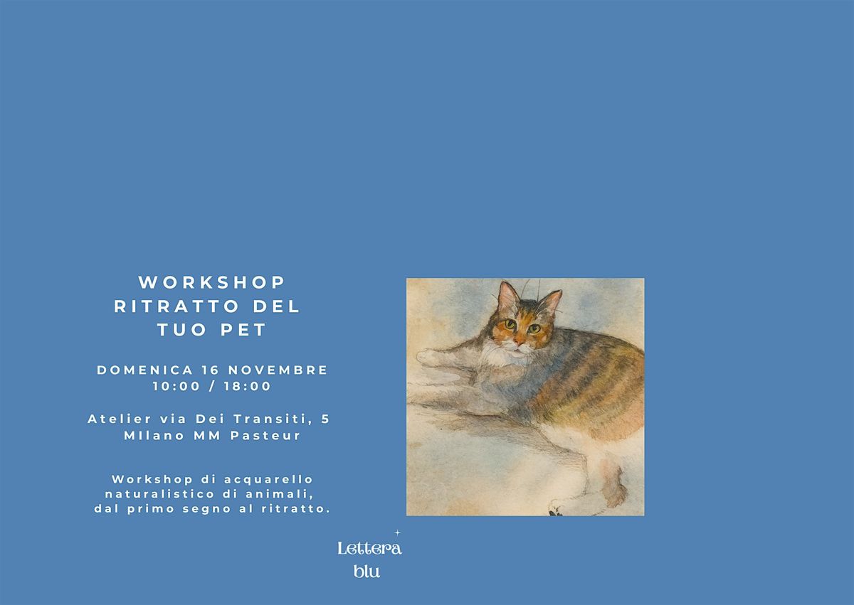 WORKSHOP  RITRATTO DEL TUO PET