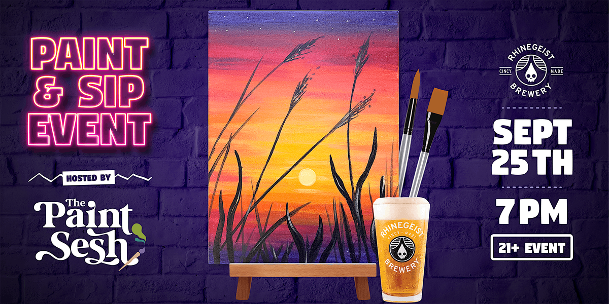 \u201cSunset Sway\u201d Paint & Sip Painting Event in Cincinnati, OH