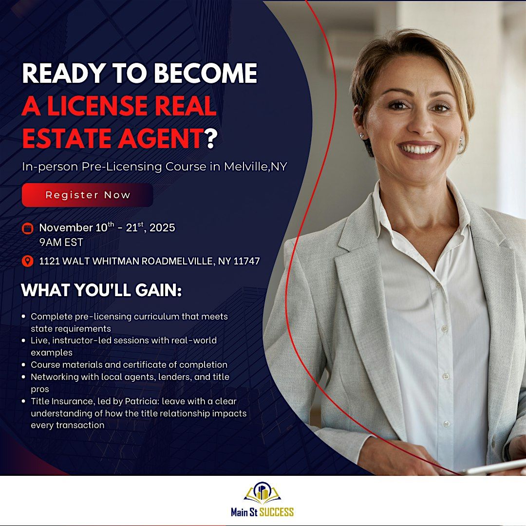 Pre Licensing Course at Consumer Direct Title