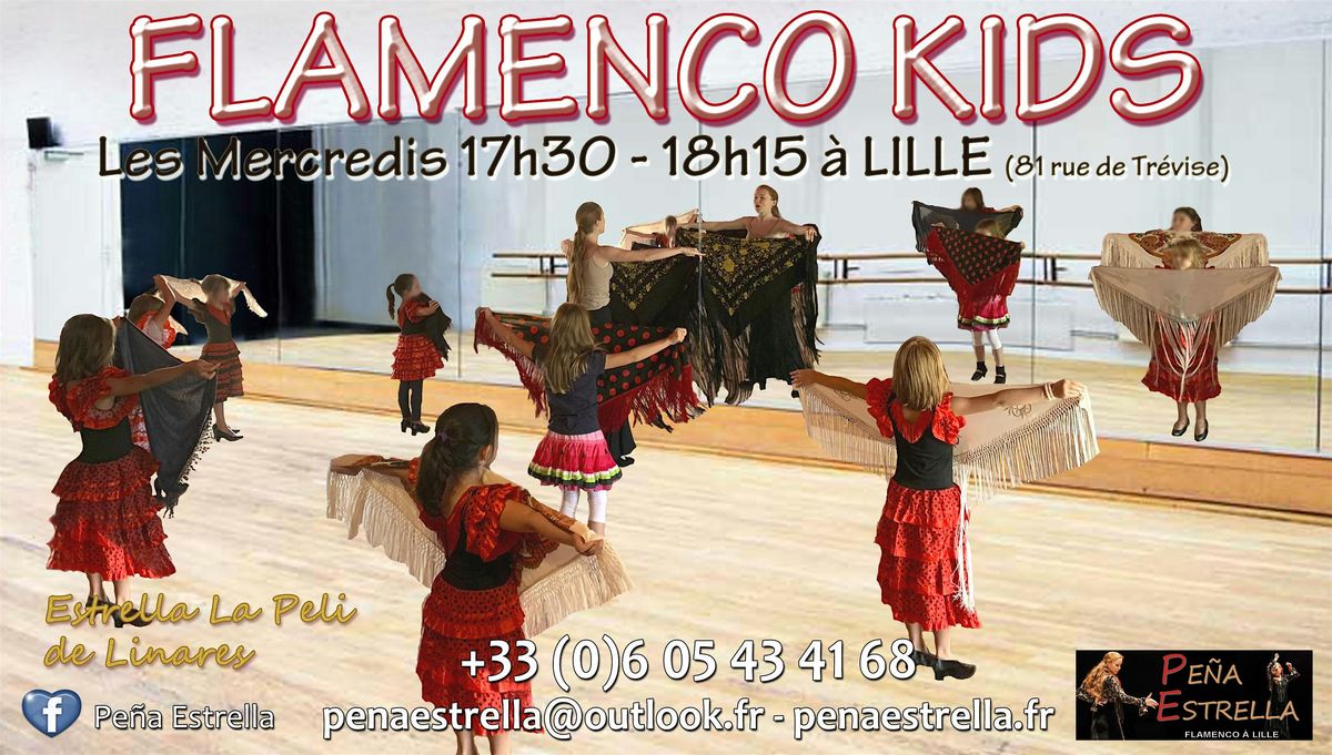 FLAMENCOKIDS Cours de danse Flamenco enfants Pe\u00f1a Estrella