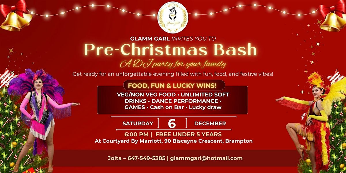 Pre-Christmas Bash 2025: Family DJ Party with Food & Live Performance