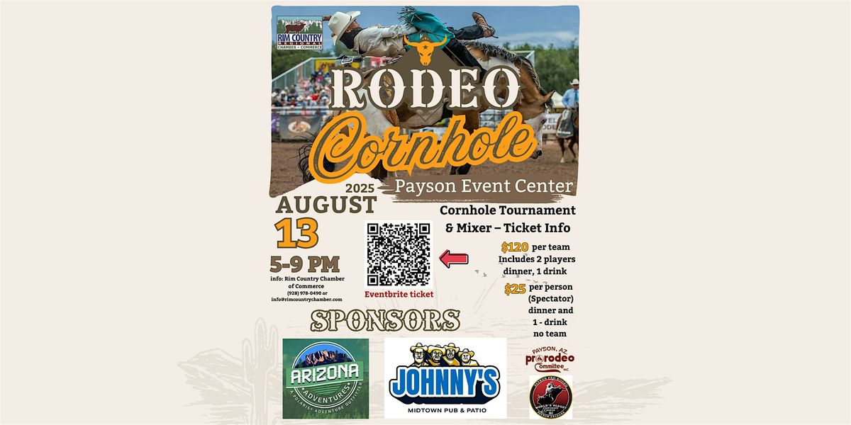 Rodeo Cowboy Cornhole & Mixer