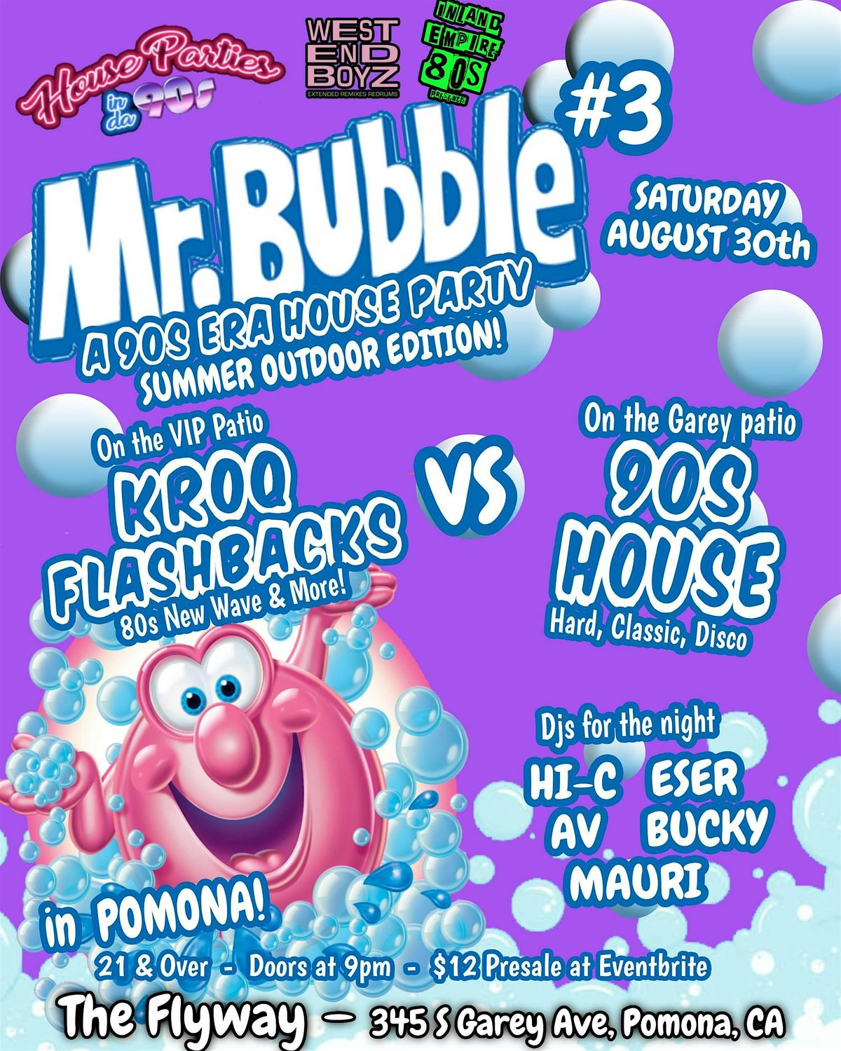 90s Era House Party at The Flyway Pomona!