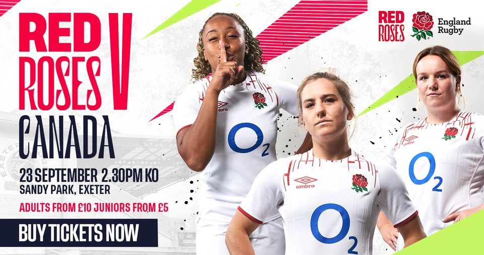 Red Roses vs Canada | Sandy Park, Exeter, EN | September 23, 2023