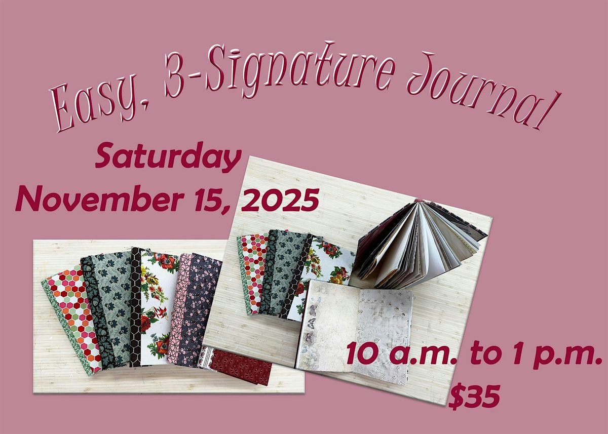 Easy 3-Signature Journal
