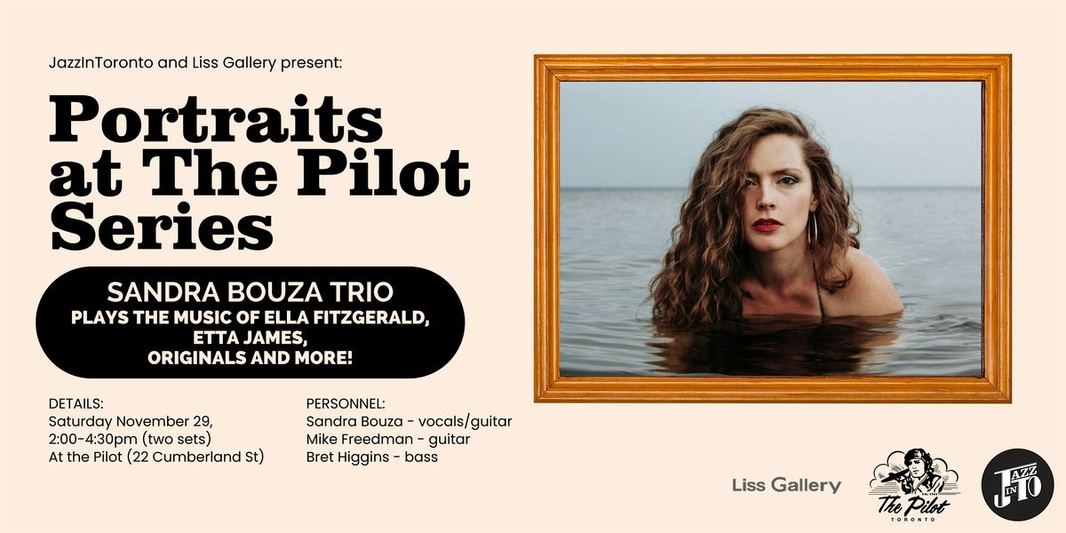 JazzInToronto and Liss Gallery present: Sandra Bouza Trio