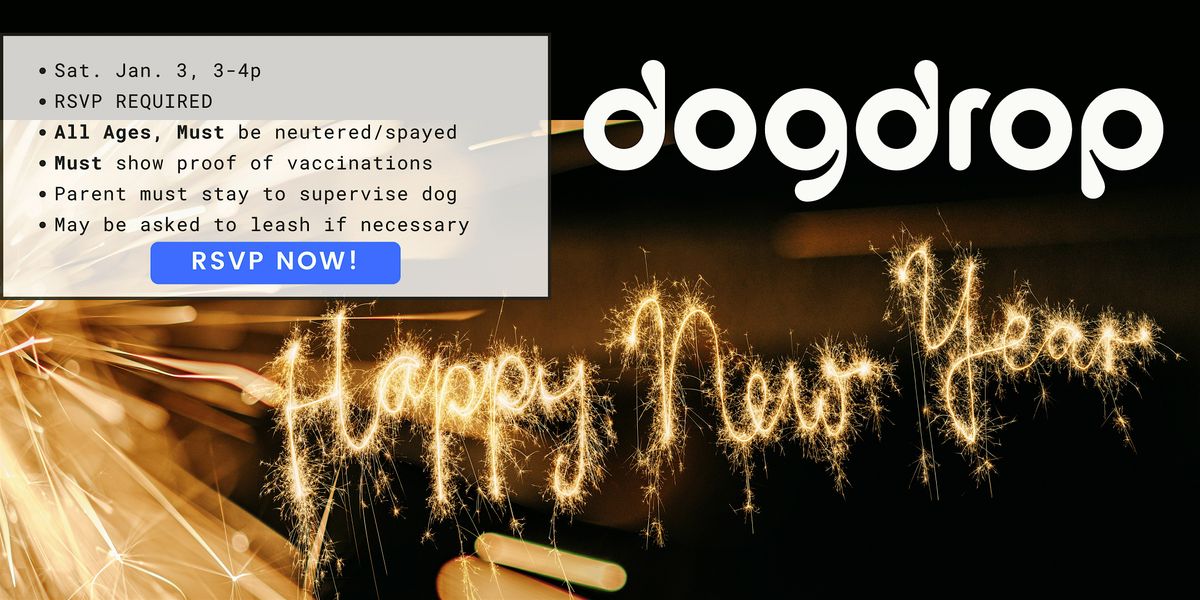 Bark in the New Year at Dogdrop
