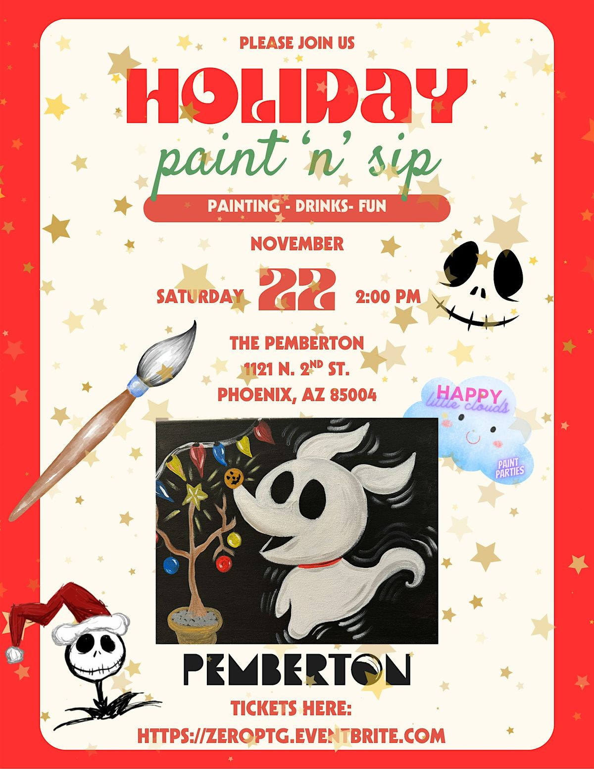 Paint and Sip "Zero" at the Pemberton!