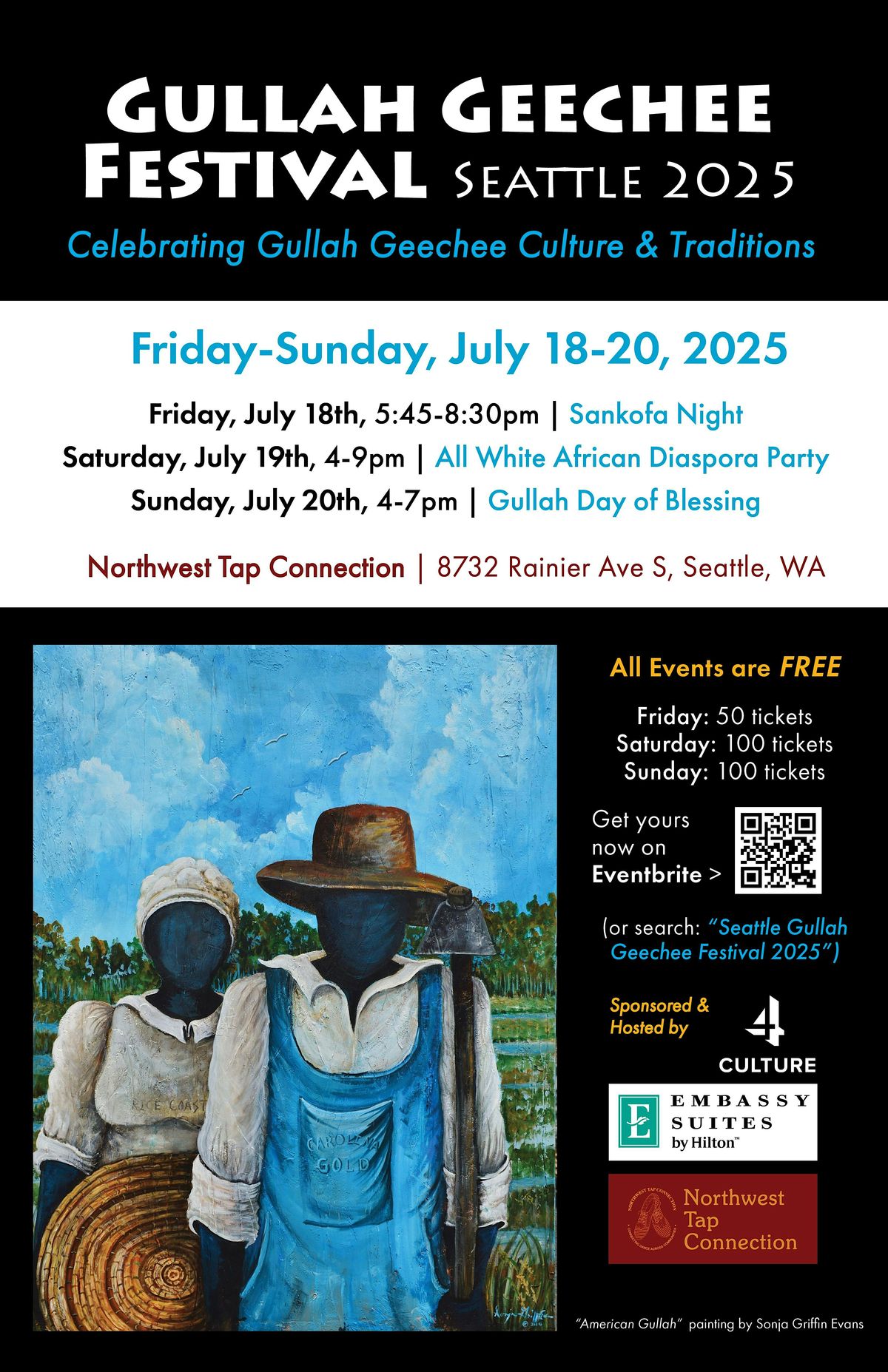 Seattle Gullah Geechee Festival: All White African Diaspora Party at ...