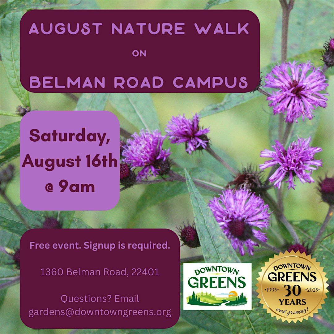 August Nature Walk