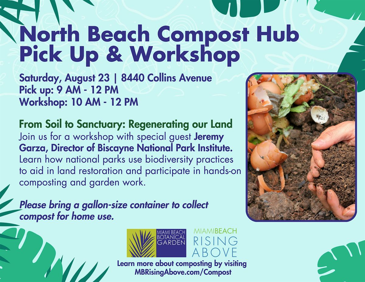 North Beach Compost Hub August Workshop & Giveaway