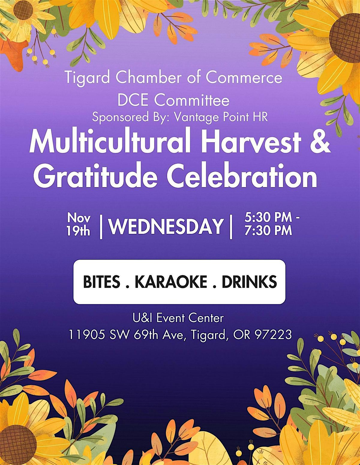 Diversity Celebration Soiree - Global Harvest