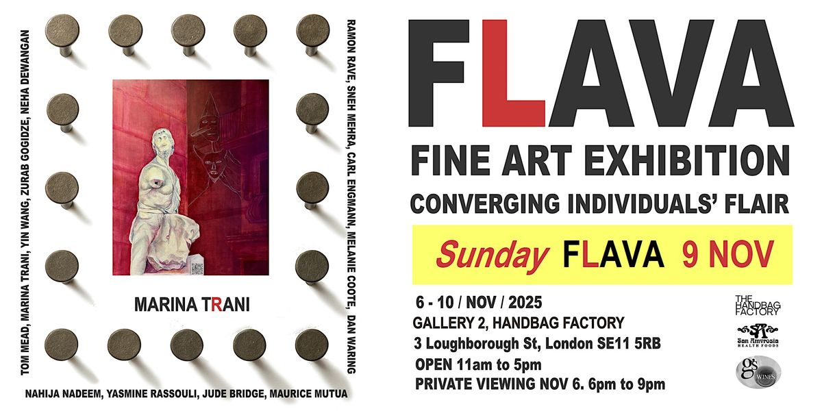 "Sunday FLAVA!" - SUN 9 NOV EXTRA Programme