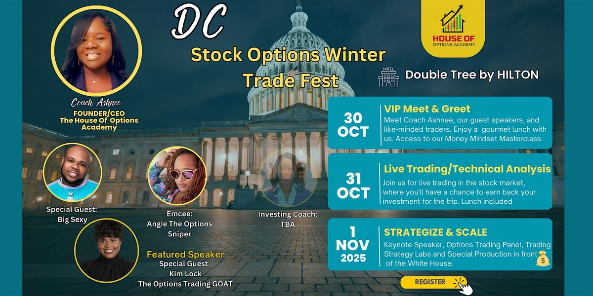 Stock Options Winter Trade Fest DC. Three-Day Event