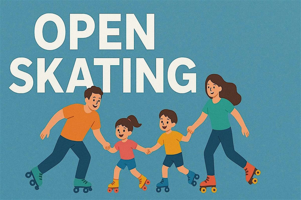 Open skating session for roller skaters of all ages.