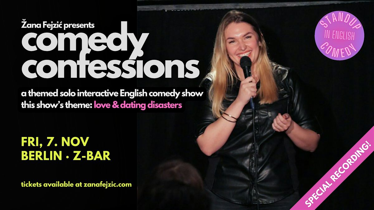 Comedy Confessions: An Interactive English Comedy Show (Berlin Mitte)