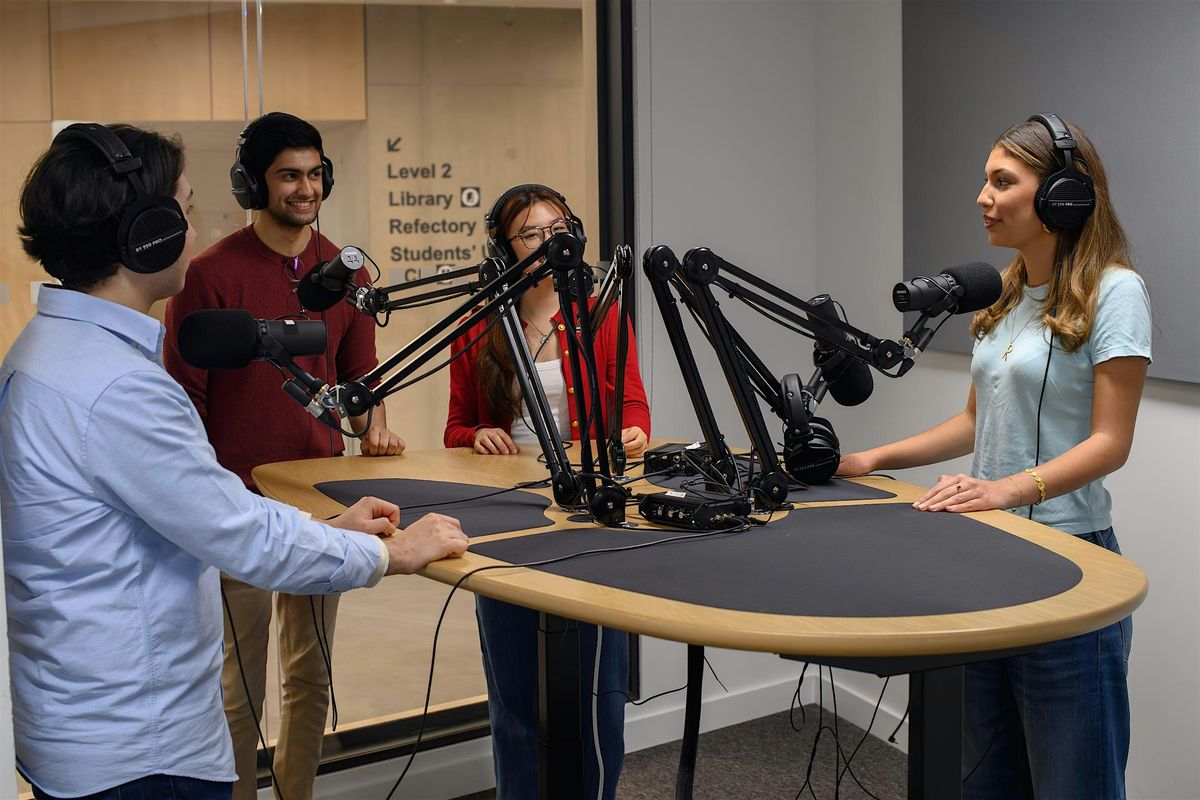 Full Studio Podcasting \u2013 Live conversation and skills session