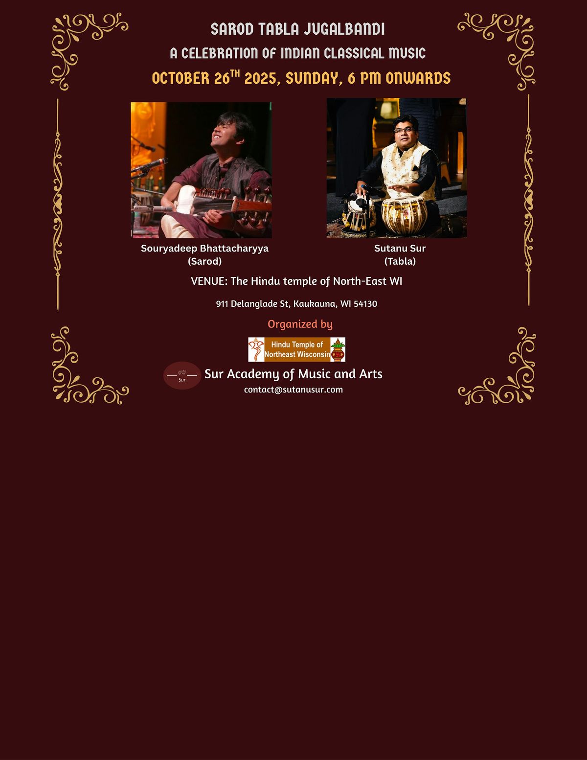 Sarod and Tabla Jugalbandi