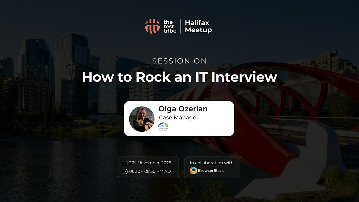 How to Rock an IT Interview | Halifax Meetup