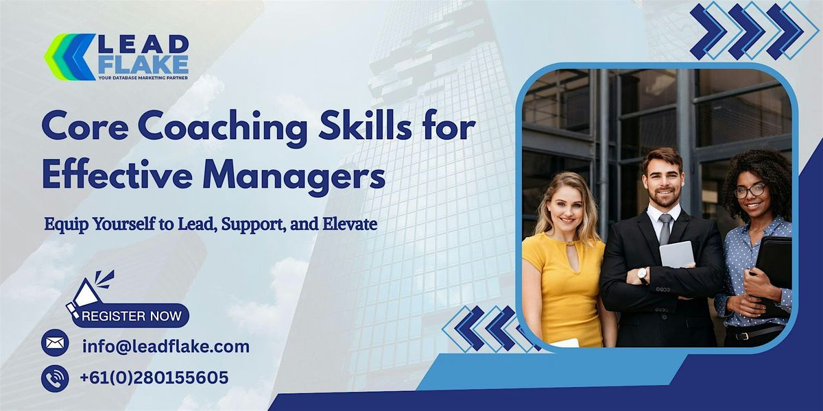 Coaching Skills to Unlock Team Potential Workshop in Auckland