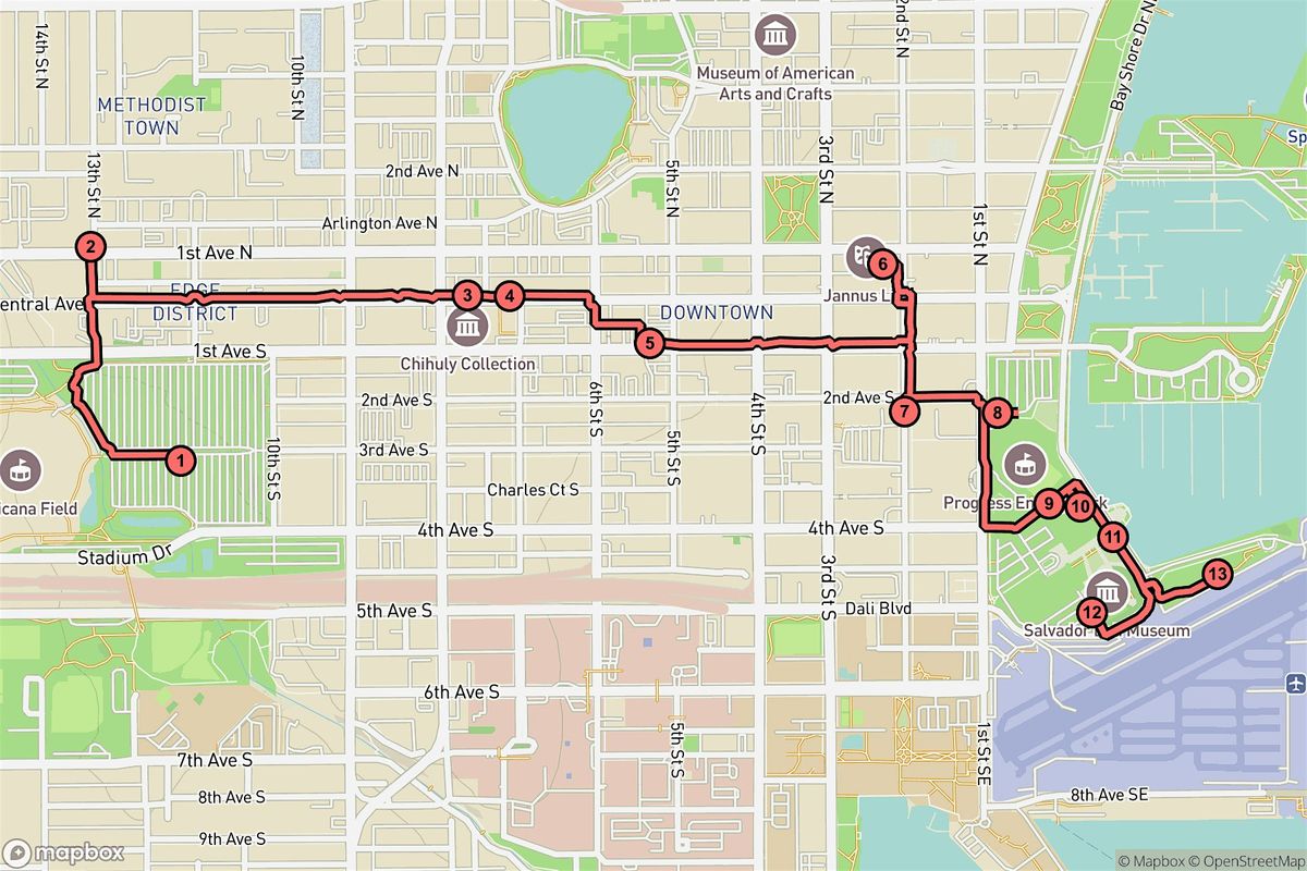 St. Petersburg Audio Tour: Icons, Arts & Legends of the Sunshine City