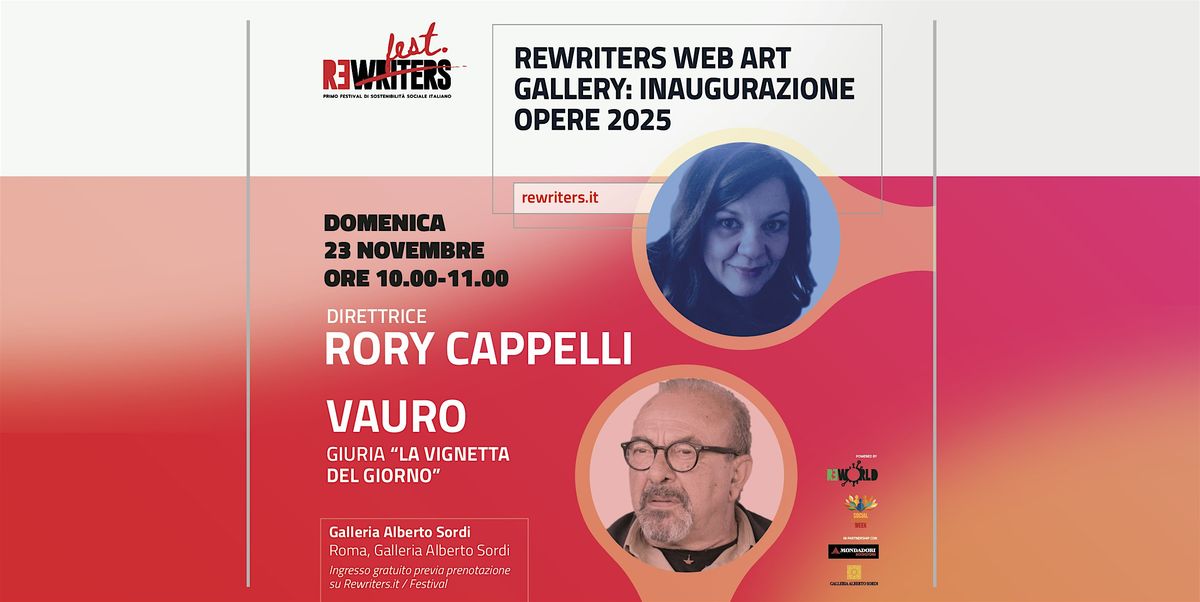 ReWriters Web Art Gallery: inaugurazione opere 2025
