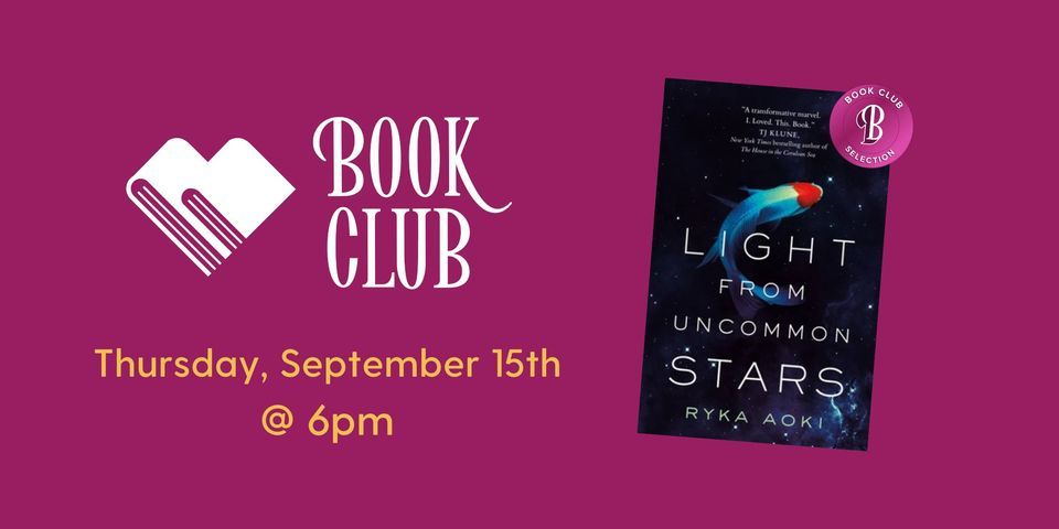 Bookery Book Club: 