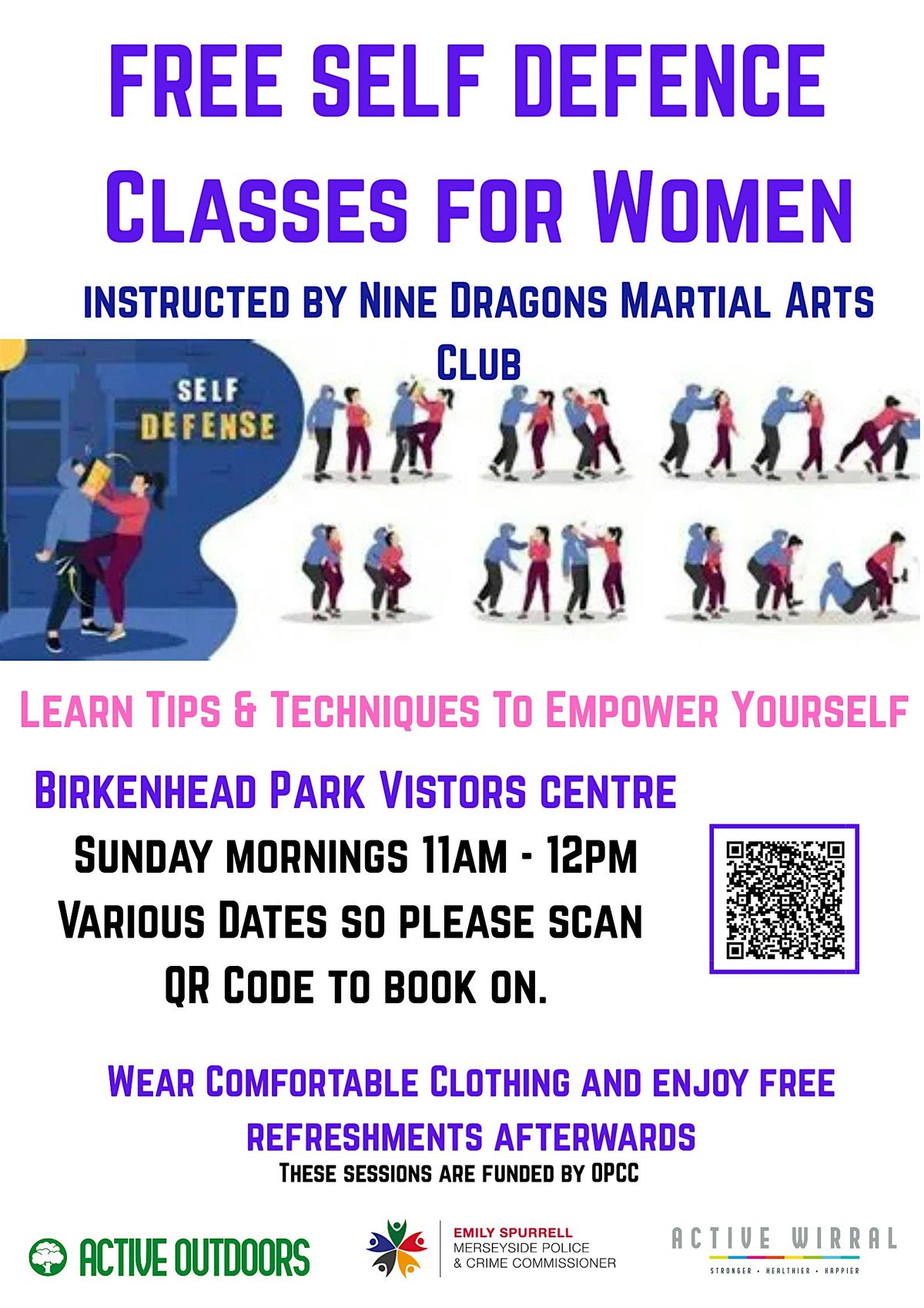Birkenhead Park Self-Defence Classes
