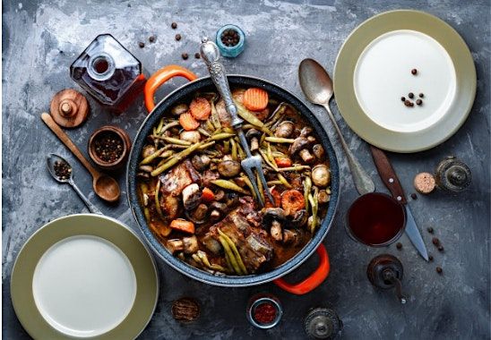 In-person class: French Bistro For Two: Boeuf Bourguignon & Tarte Tatin(SF)