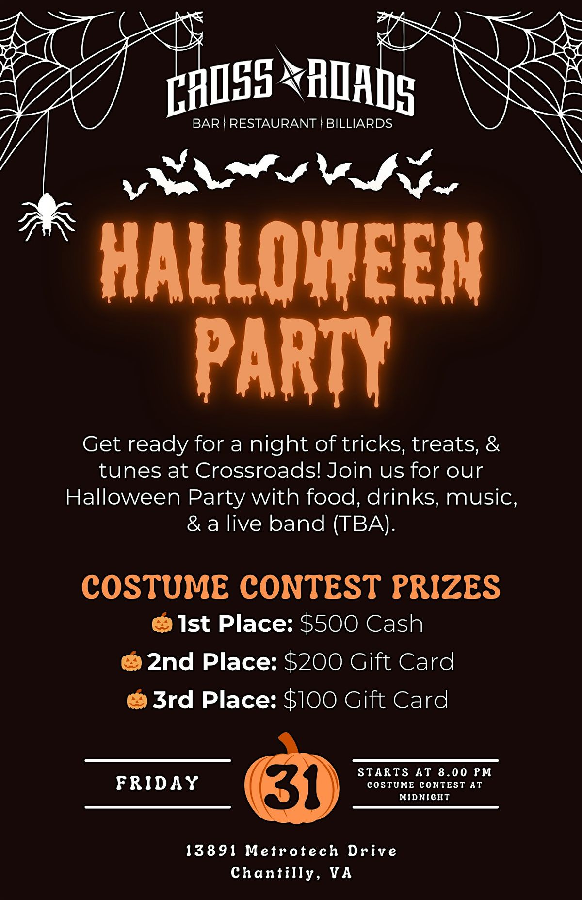 Halloween Party @ Crossroads!