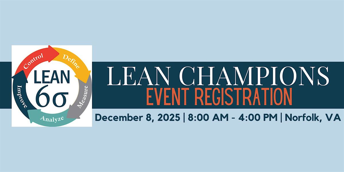 TMG Lean Champions Event