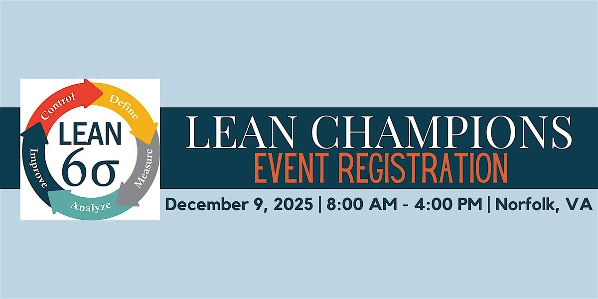 TMG Lean Champions Event
