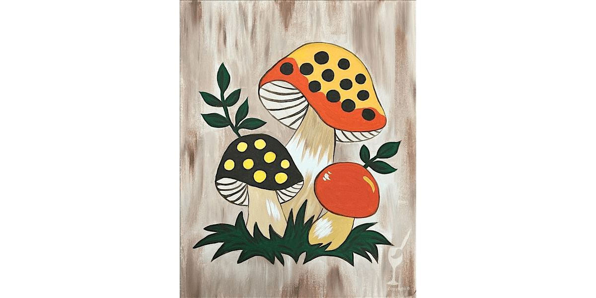 Magical Mushrooms - Paint and Sip in Denver | Classpop!\u2122