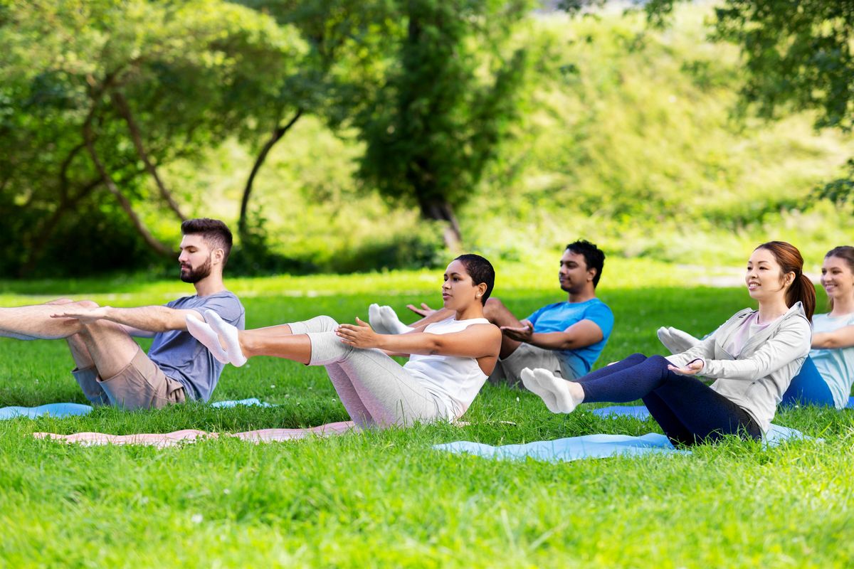 Outdoor Pilates Mat Class w\/Club Pilates South McKinney