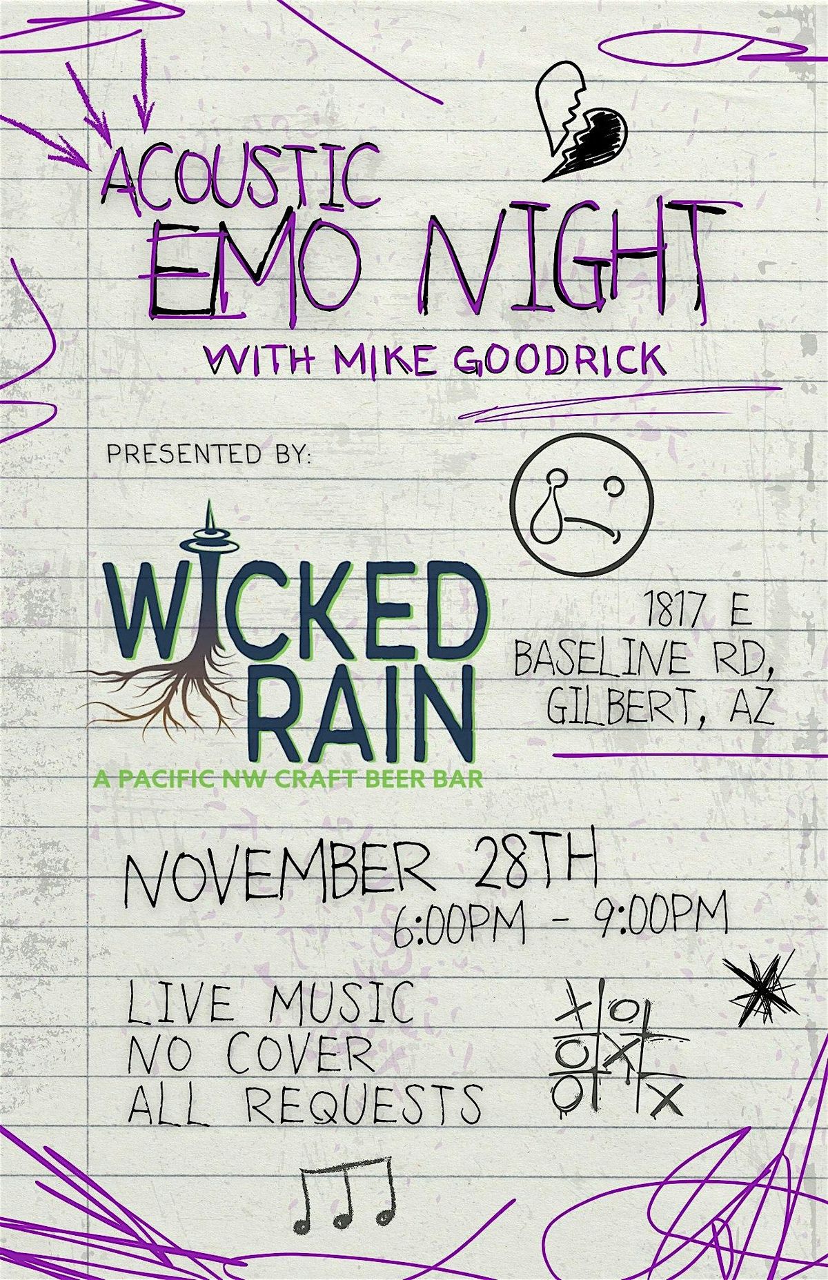 Emo Night at Wicked Rain